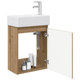 Bathroom Vanity Unit with Tap Artisan Oak 45.5 x 25.5 x 84 cm 889500