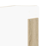 Bed Frame with Headboard Sonoma 160 x 200 cm Solid Pine Wood 3413283