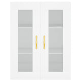 Highboard White 69,5x34x180 cm Engineered Wood 3198641