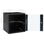 12U Wall Mounted Network Cabinet 19 IP20 600x600x640 mm 30167