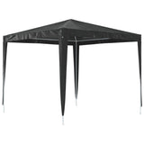 Professional Party Tent 2.5x2.5 m Anthracite 90 g/m 48507