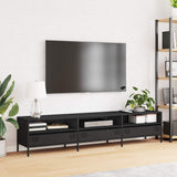 TV Cabinet Black 202x39x43.5 cm Cold-rolled Steel 851346
