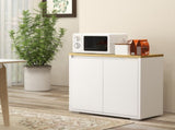 Kitchen Sideboard, Storage Cabinet with Double Doors and Adjustable Shelf for Living Room, Entryway, T3398P343017