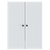 Wall-Mounted Cabinet White 66 x 34.5 x 90 cm Engineered Wood 897885