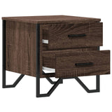 Bedside Cabinets 2 pcs Brown Oak 40x41x40 cm Engineered Wood 848513