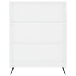 Highboard White 69.5x34x180 cm Engineered Wood 3198697