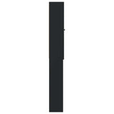 Toilet Cabinet EDE Black 66 x 25.5 x 190 cm Engineered Wood 896036