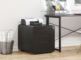 Lockable File Cabinet with 3 Drawers, Vertical Office Drawer for A4, Letter, Legal Size, Anti-tilt T3398P344518