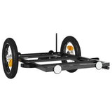 Bike Trailer Black 122x53x28 cm Iron 94204