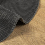 Rug IZA Short Pile Scandinavian Look Anthracite 200 cm 375437
