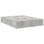 Storage Bed Frame with Door Concrete Grey 236.5 x 150 x 31.5 cm 3335648