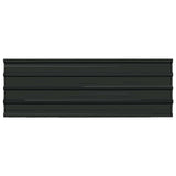 Roof Panel 12 pcs Anthracite 129 x 45 cm Galvanised steel 42047075