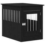 Dog Crate Furniture Black Oak 55x80x68 cm Engineered Wood 862176