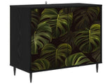 Sideboard ELBURG Black Oak 69 x 33 x 76 cm Engineered Wood 8006933