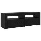 TV Cabinet 2 pcs Black Oak 180 x 35 x 40 cm Engineered Wood 3332505
