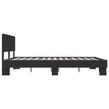 Bed Frame without Mattress Black 160x200 cm 3280182