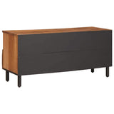 TV Cabinet with Drawer Acacia Brown Finish 100 x 33 x 46 cm 4017918