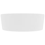 Luxury Wash Basin with Overflow Matt White 36x13 cm Ceramic 147031