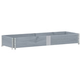 Pallet Collar Grey 150x50 cm Solid Wood Pine 4010295
