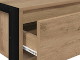 End Table Artisian Oak 100 x 36 x 75 cm Engineered Wood 886701