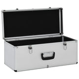 Storage Cases 3 pcs Silver Aluminium 91852