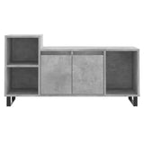TV Cabinet Concrete Grey 100x35x55 cm Engineered Wood 831328
