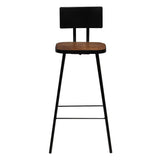 Bar Set 3 Piece Solid Reclaimed Wood 245394