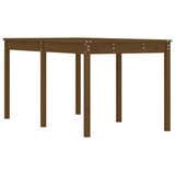Garden Table Honey Brown 159.5x82.5x76 cm Solid Wood Pine 823979