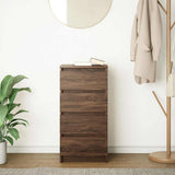 Sideboard Brown Oak 37.5x35x76 cm Engineered Wood 861757