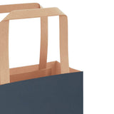 Paper Bags 250 pcs with Handles Blue 32x22x24 cm 4101931