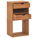 Storage Cabinet 40x30x76 cm Solid Teak Wood 326129