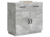 Sideboard Concrete Grey 66 x 34.5 x 87 cm Engineered Wood 895328