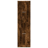 Apothecary Cabinet Smoked Oak 40x41x144.5 cm Engineered Wood 3309640