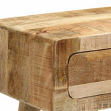 Console Table 90x32x75 cm Solid Wood Rough Mango 4104519