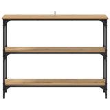 Console Table Artisan Oak 100 x 22.5 x 75 cm Engineered Wood 883504