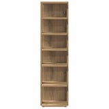 Shoe Cabinet Artisan Oak 28x27x102 cm Engineered Wood 856666
