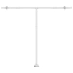 ZNTS Freestanding Manual Retractable Awning 300x250 cm Cream 3069497