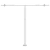 ZNTS Freestanding Manual Retractable Awning 300x250 cm Cream 3069497