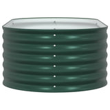 Garden Raised Bed Green 160 x 80 x 44 cm Steel 42008130