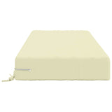 Seat Cushion SOEST 100% Polyester Cream 120 x 80 x 15 cm 944312