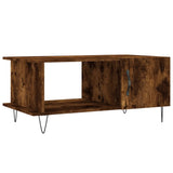 Coffee Table Smoked Oak 90x50x40 cm Engineered Wood 829489