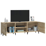 TV Cabinet Sonoma Oak 150x30x50 cm Engineered Wood 812630