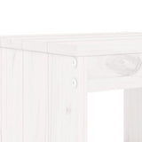 Garden Dining Set White Solid pine wood Durable Garden Dining Set 3157722