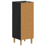 Bathroom Storage Cainet DELFT Black 30 x 31 x 80 cm 897046