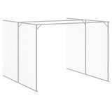 Dog House with Run Anthracite 214x1273x181 cm Galvanised Steel 3189124