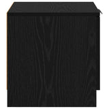 Bed Cabinet 2 pcs Black Oak 40 x 39 x 40cm Engineered Wood 880500