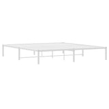 Metal Bed Frame without Mattress White 180x200cm 373677