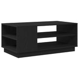 Coffee Table Black Oak 102 x 55 x 43 cm Engineered Wood 862713