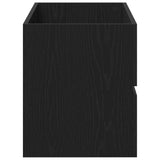 Bathroom Sink Cabinet with Drawer Black Oak 90 x 38.5 x 45 cm 862544