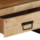 TV Cabinet 100x30x45 cm Solid Mango Wood 249858